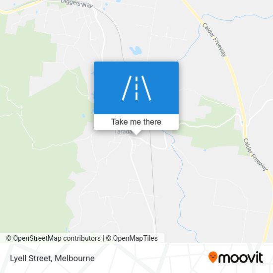 Lyell Street map