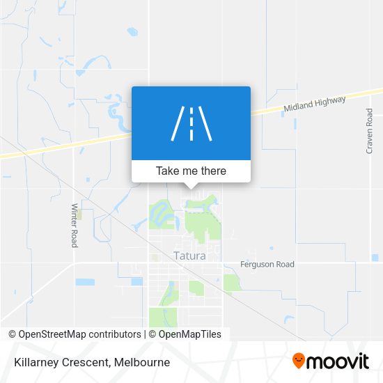 Killarney Crescent map