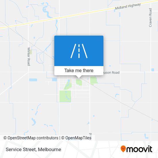 Service Street map