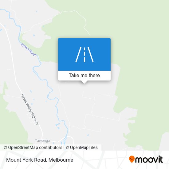 Mount York Road map