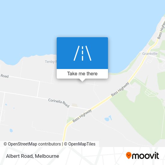Albert Road map