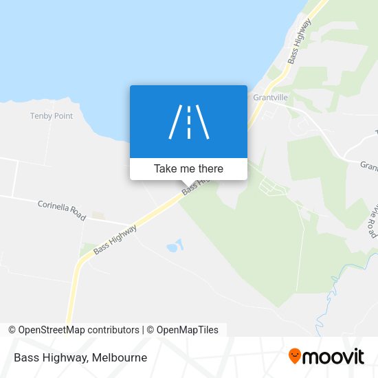 Bass Highway map