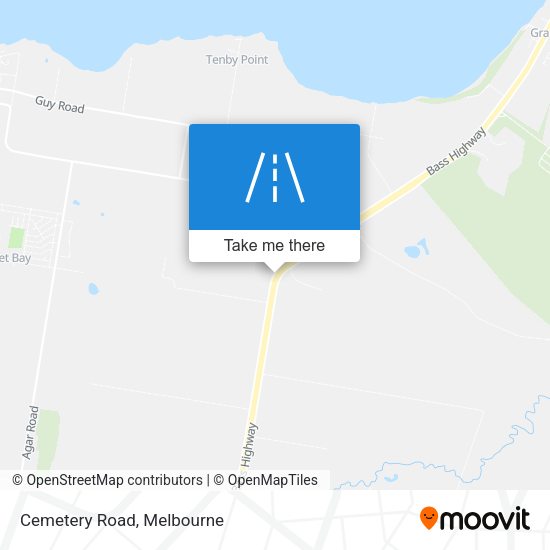 Cemetery Road map