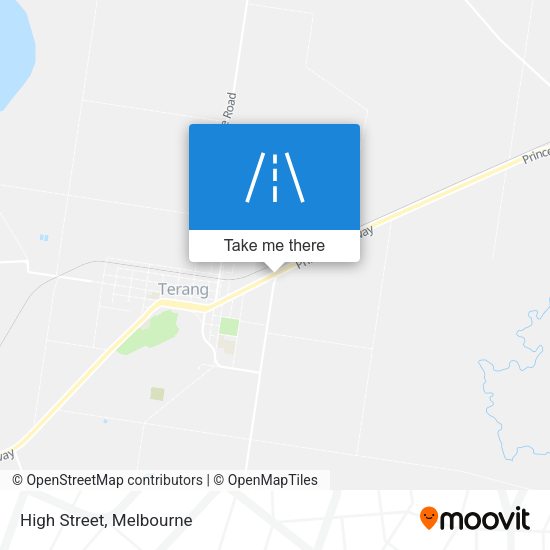 High Street map