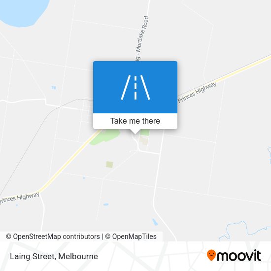 Laing Street map