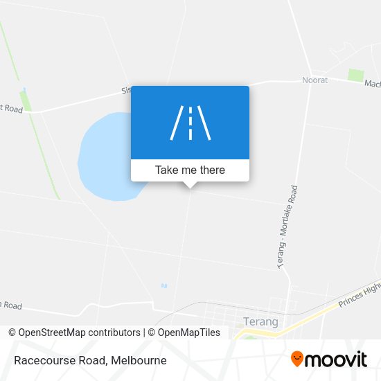 Racecourse Road map