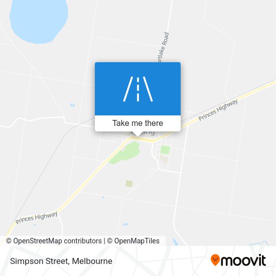Simpson Street map
