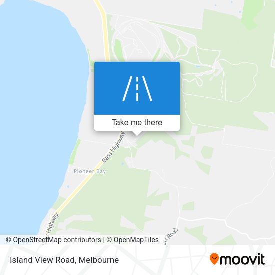 Island View Road map