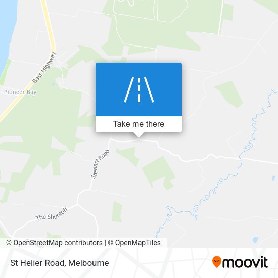 St Helier Road map
