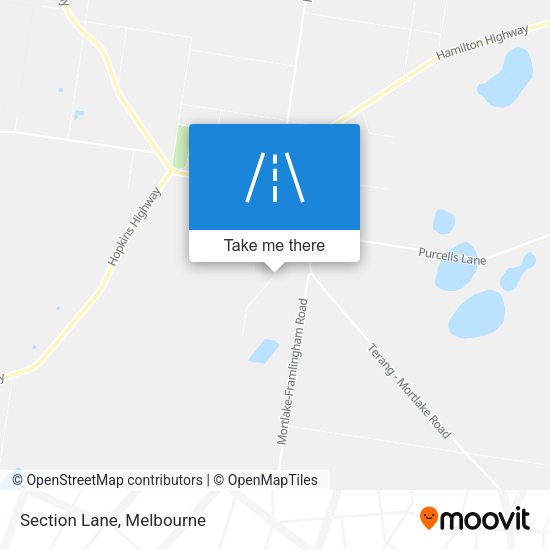 Section Lane map