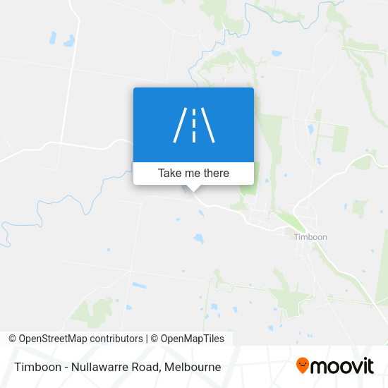 Timboon - Nullawarre Road map