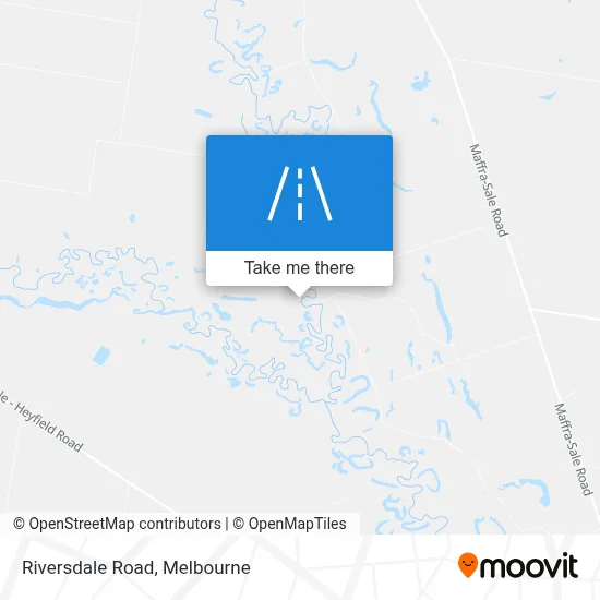 Mapa Riversdale Road