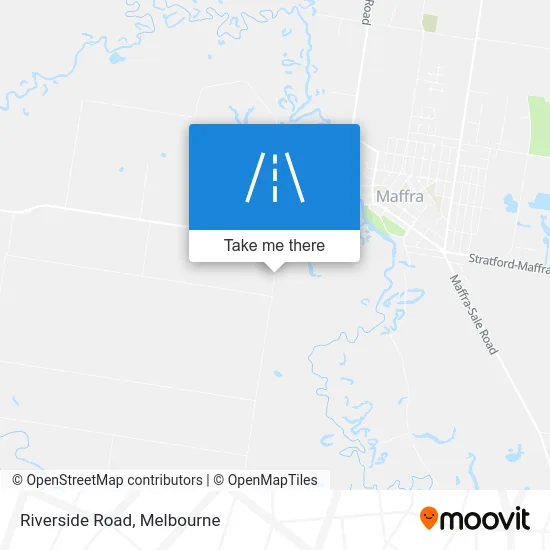 Mapa Riverside Road