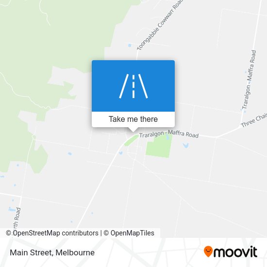 Main Street map