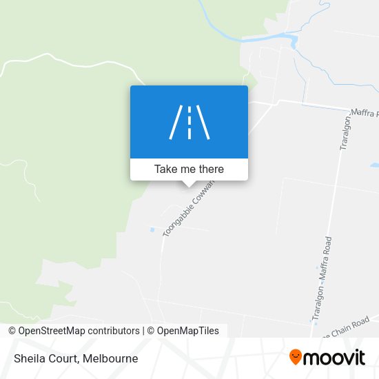 Sheila Court map