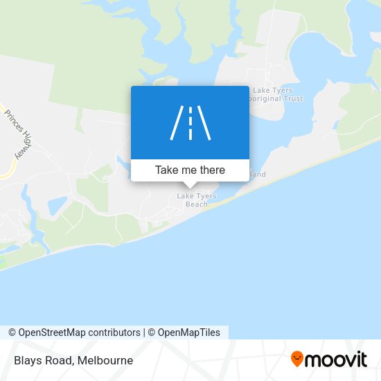 Blays Road map