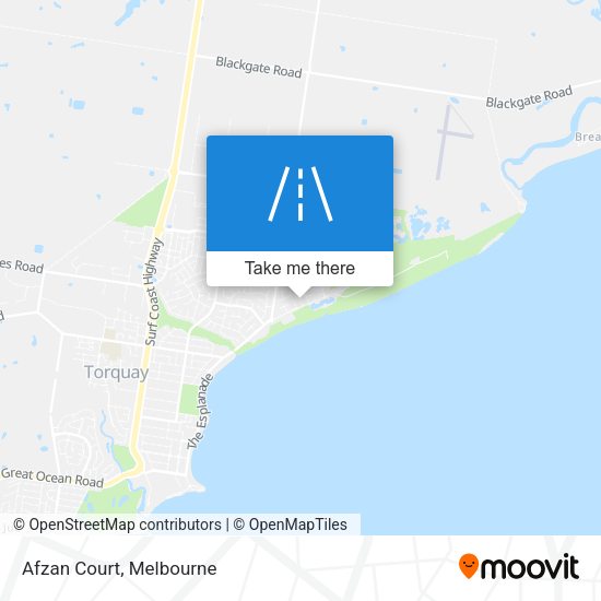 Afzan Court map