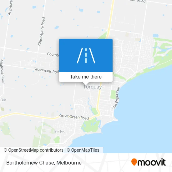 Mapa Bartholomew Chase