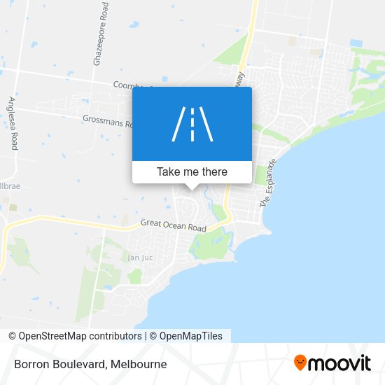 Borron Boulevard map