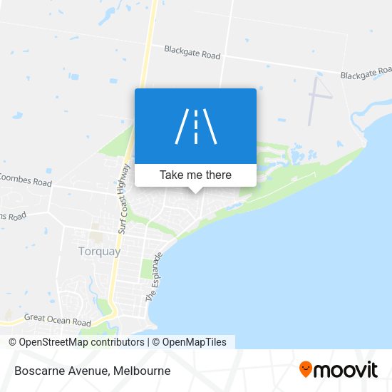 Boscarne Avenue map