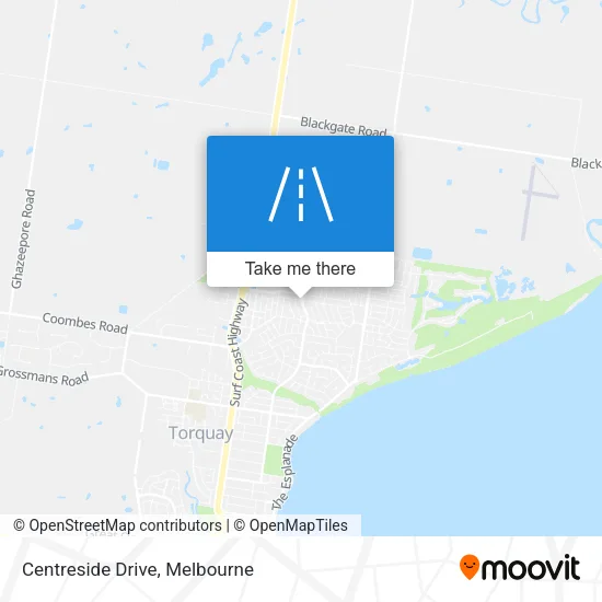 Centreside Drive map