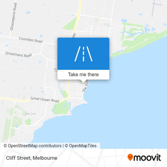 Cliff Street map
