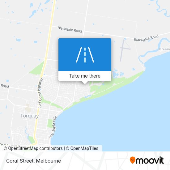 Coral Street map
