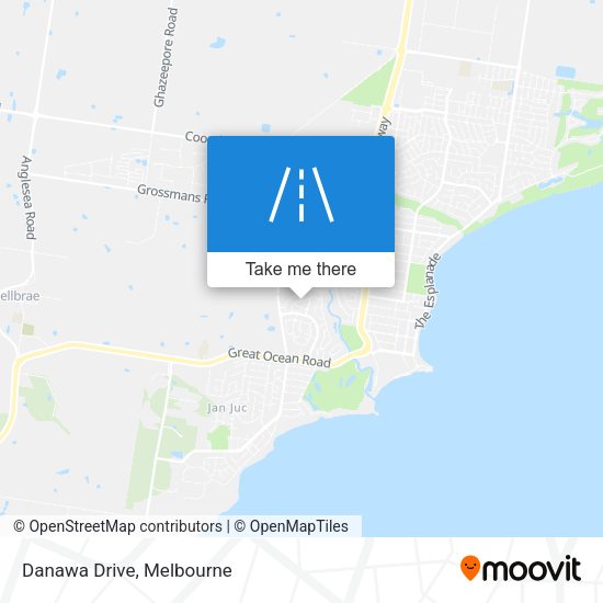 Danawa Drive map