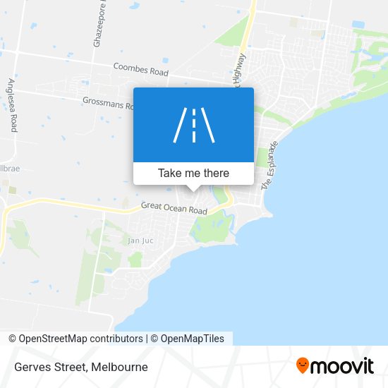 Gerves Street map