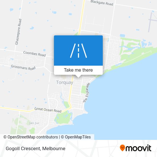 Gogoll Crescent map