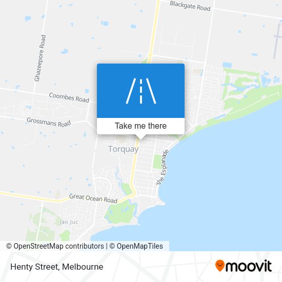 Henty Street map