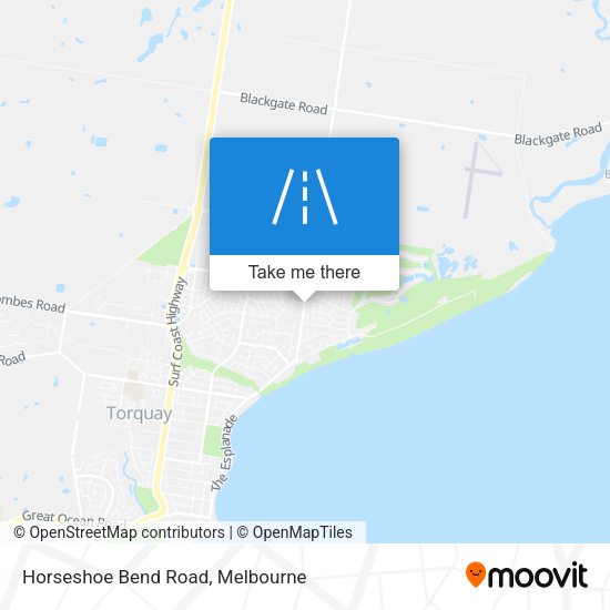 Horseshoe Bend Road map