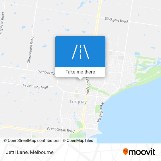 Jetti Lane map