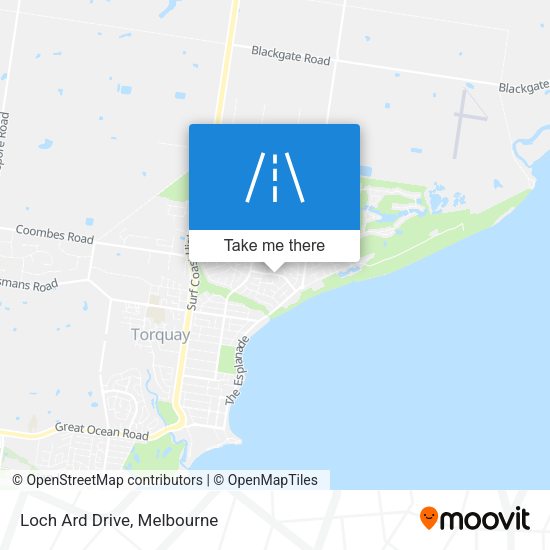 Loch Ard Drive map