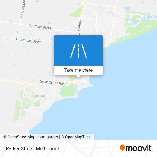 Parker Street map