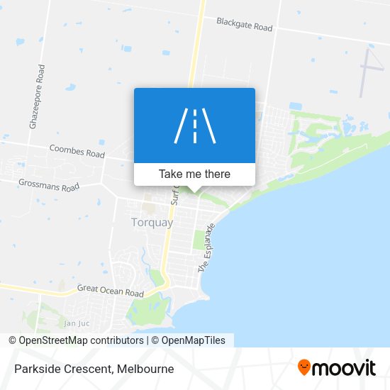 Parkside Crescent map