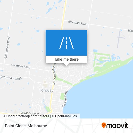 Point Close map