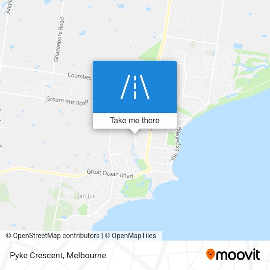 Pyke Crescent map