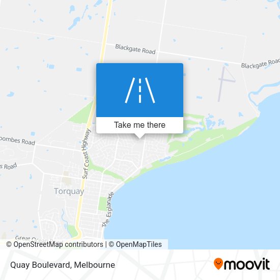 Quay Boulevard map