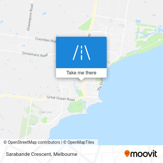 Sarabande Crescent map
