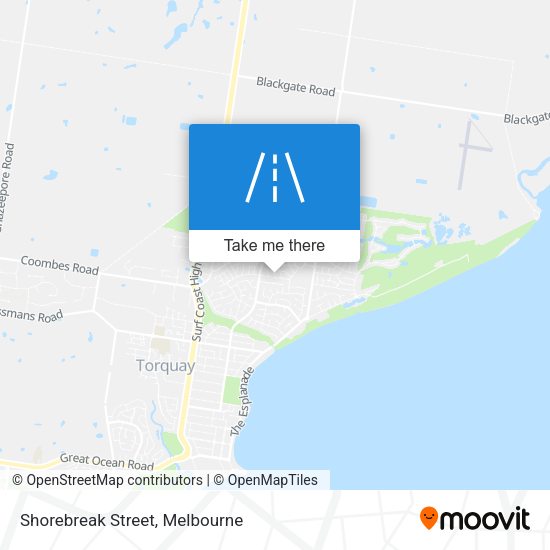Shorebreak Street map