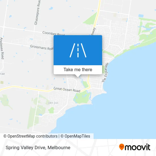 Mapa Spring Valley Drive