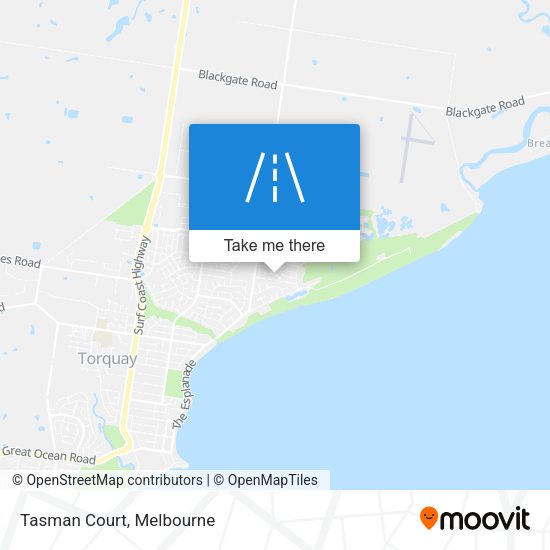 Tasman Court map