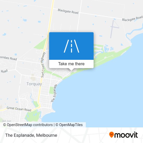 The Esplanade map