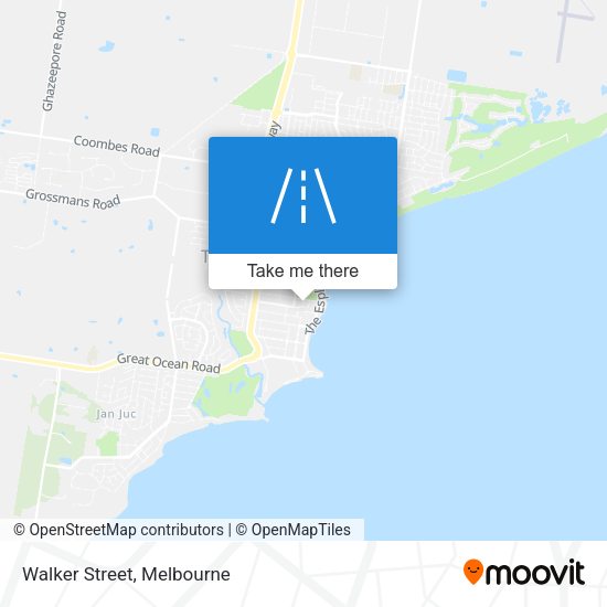 Walker Street map