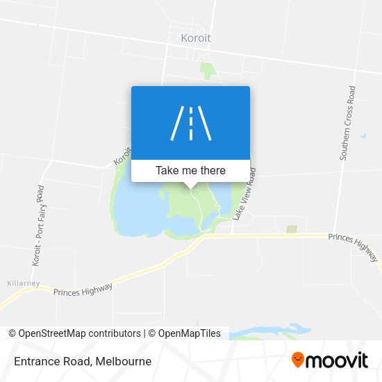 Entrance Road map