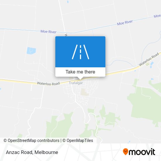Anzac Road map
