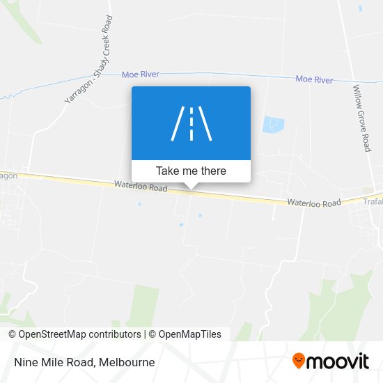 Nine Mile Road map