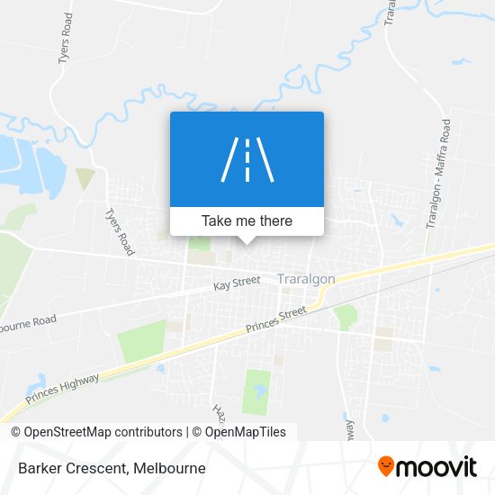 Barker Crescent map
