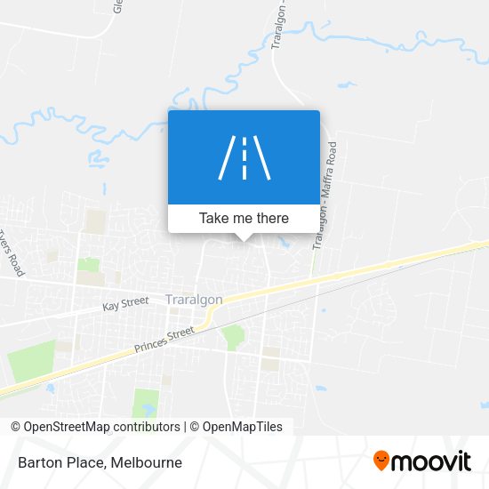 Barton Place map